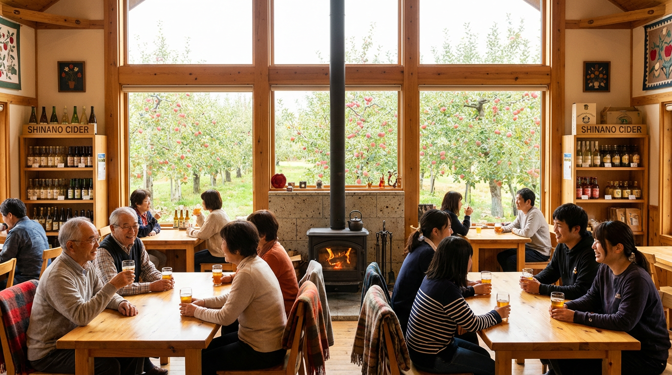 カフェでの交流